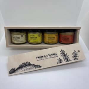 Coffret 4 moutarde Engatse